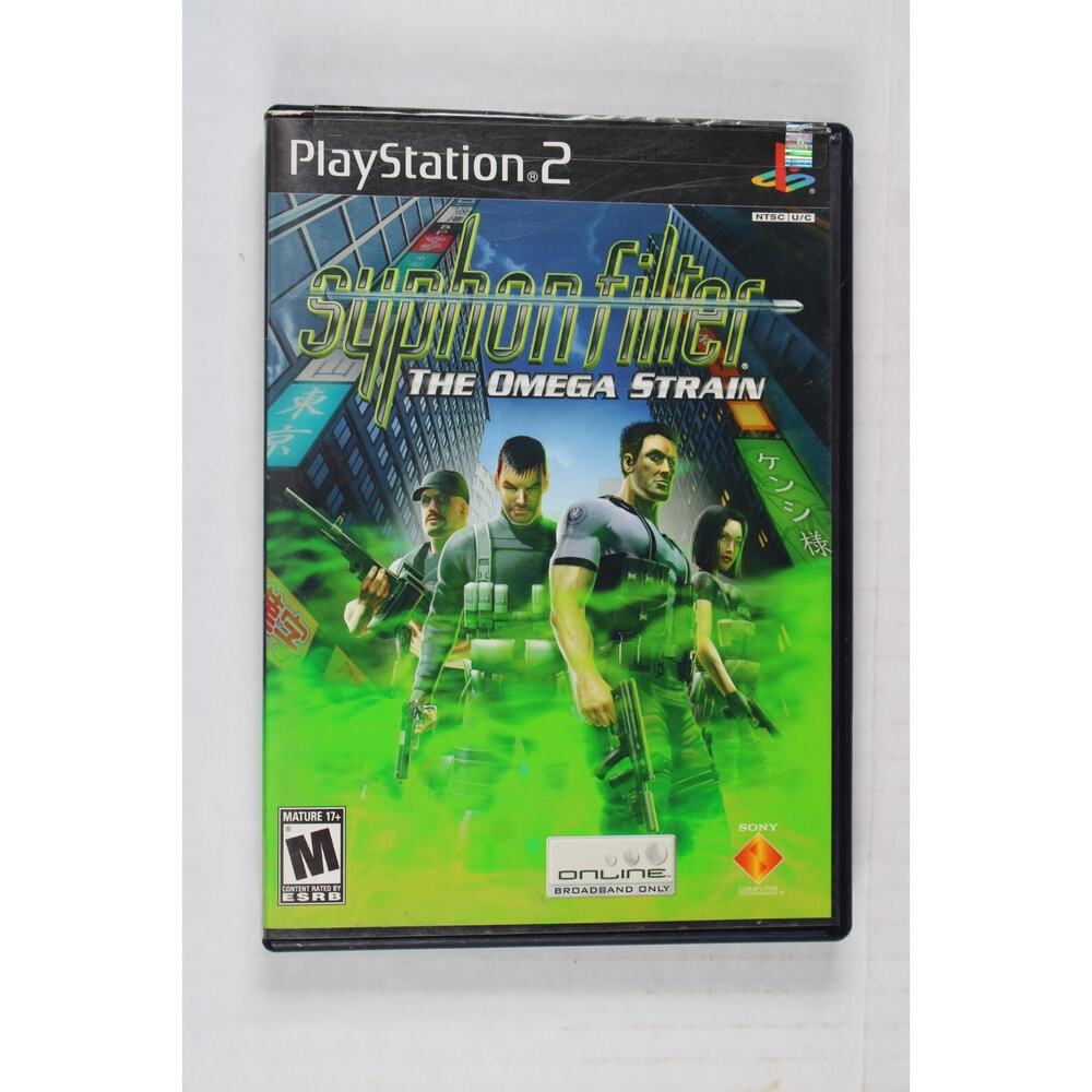 Syphon Filter: The Omega Strain (Sony PlayStation 2, PS2) Authentic, tested